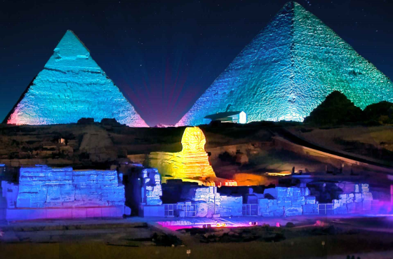 Sound and Light Show at the Giza Pyramids