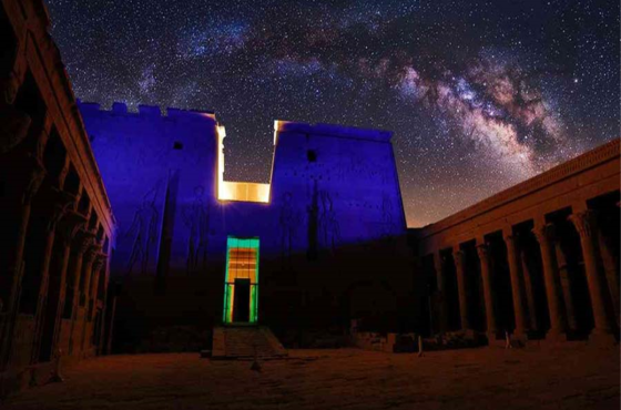 Sound and Light Show at Philae Temple in Aswan